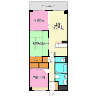 アルカンシェル【3階】の間取り