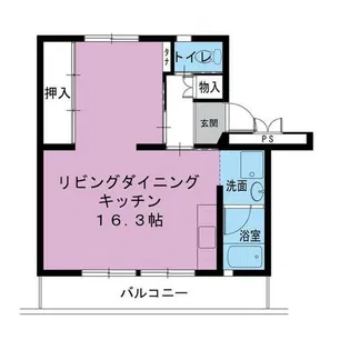 ビレッジハウス福崎1号棟【1階】の間取り