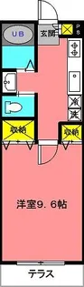 クレールそよかぜ【1階】の間取り