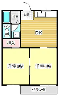 アピアランス神の倉【C103号室】の間取り