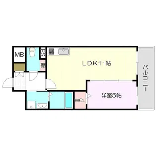 VITA荒本【9階】の間取り