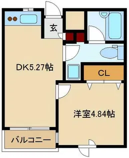 グランゼコールミツフ【4階】の間取り
