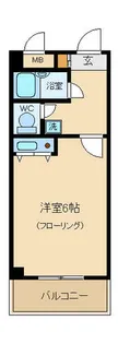 ミフネセントラルベア東三国【7階】の間取り
