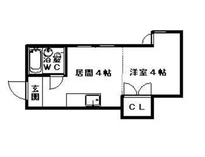 サンシャイン白石【210号室】の間取り