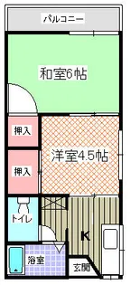 コーポネクスト【101号室】の間取り