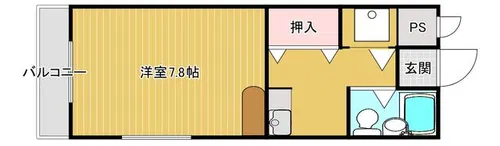 シャインズフラッツ【113号室】の間取り