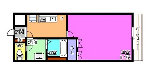トゥルーハート【1階】の間取り