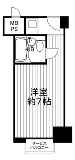 ステュディオ堺フェニックス【9階】の間取り