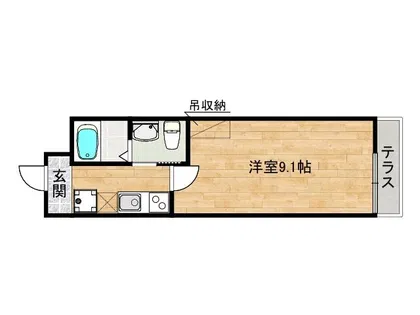 La Festa Saiin【1階】の間取り