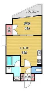 ラフィーノ山手【2階】の間取り