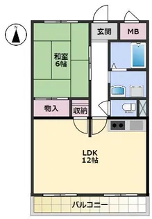 アイビーコート【1階】の間取り