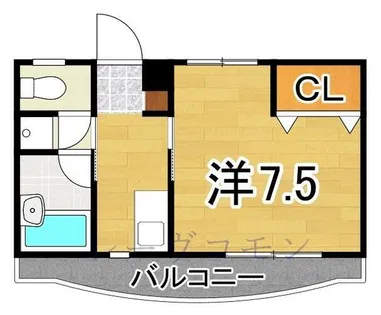 シーサイドコート【4階】の間取り