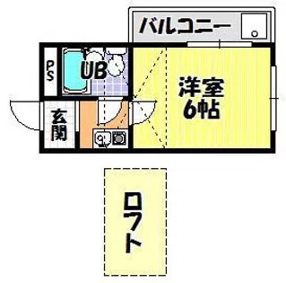 サンライズ中野【112号室】の間取り