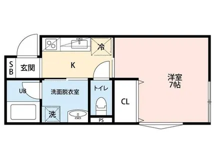 リープラス三木本町【1階】の間取り