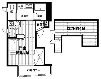 メゾン高槻Ⅱ号館【2階】の間取り