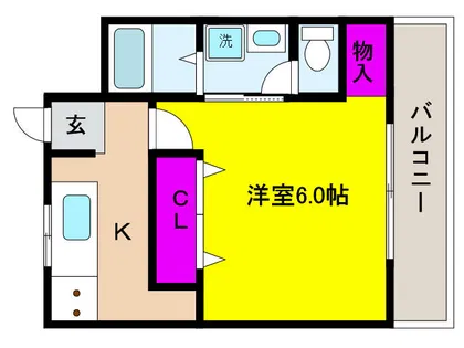 住吉レジデンス【3階】の間取り