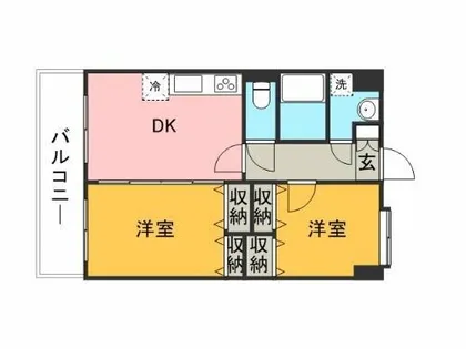 ラ・フェリーチェ和白【0406号室】の間取り