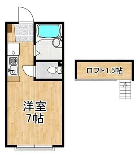センターホース和白丘【215号室】の間取り