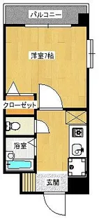メイシービル【403号室】の間取り