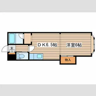 ツチダマンション【2-C号室】の間取り