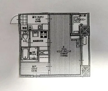 TATTOI香椎【402号室】の間取り