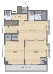 池本健ビル【301号室】の間取り