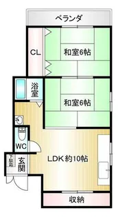 山岡ビル【4号室】の間取り
