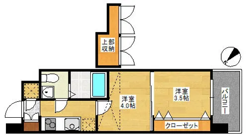 №66-C2タイプ 博多21ギャランティー【1階】の間取り