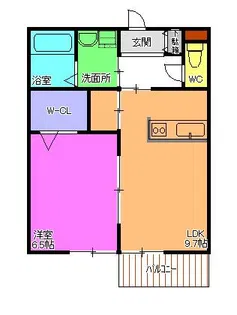ローゼル【2階】の間取り