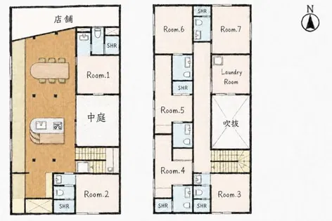 Kaji Register Farm【2階】の間取り