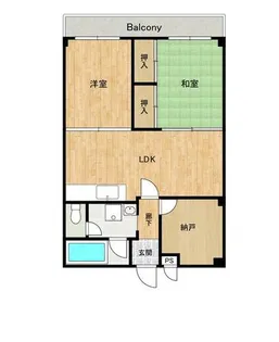 サムティ南多聞台【1階】の間取り