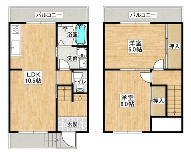 神戸西壱番館ハウス【1階】の間取り