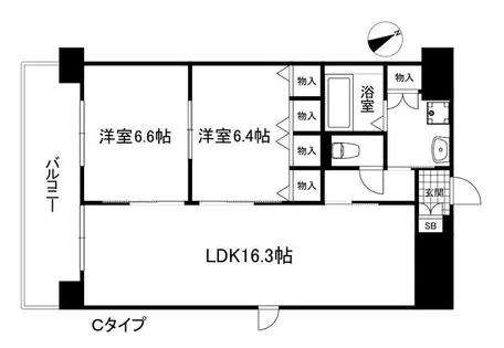 第2関根マンション【2階】の間取り