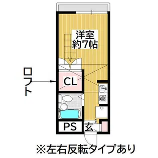レイクサイド日根野【1階】の間取り