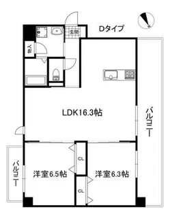 第2関根マンション【3階】の間取り