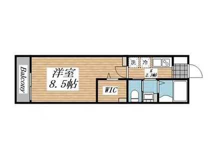 モリエ・上賀茂【0203号室】の間取り