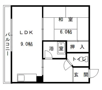 第2松金ハイツ【12号室】の間取り