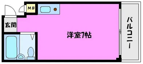 グローバルハイツPart12【406号室】の間取り