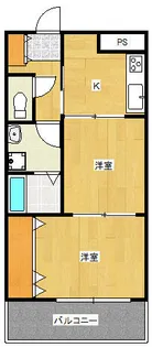 ヴィラ重松【1階】の間取り