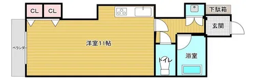 アーバンライフ神岳【1階】の間取り