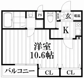 D.CREART鴻池新田werk【2階】の間取り