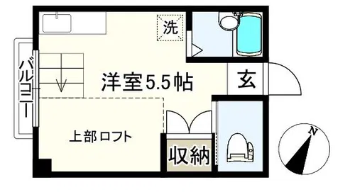 グリーンリーフ【1階】の間取り