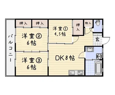 アルテハイム大手町【8階】の間取り