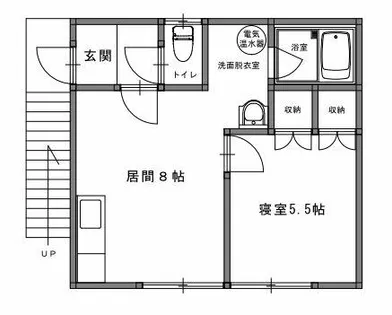 藤マンションB【2号室】の間取り