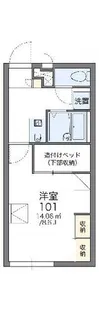 レオパレスK&YOUⅡ【2階】の間取り