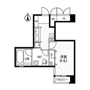 アーバンフラッツ四条西洞院【11階】の間取り