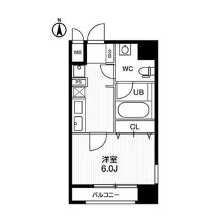 アーバンフラッツ四条西洞院【7階】の間取り