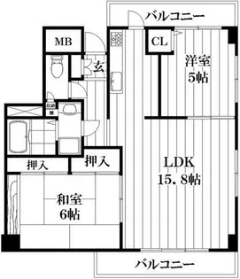 イーストマンション【3階】の間取り