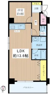 ネオハイツ第2新大阪【701号室】の間取り