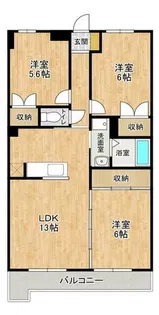 ALLCOMS有田【702号室】の間取り